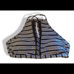 Black/White Time & Tru Halter Bikini Top